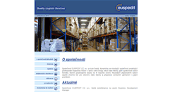 Desktop Screenshot of euspedit.cz